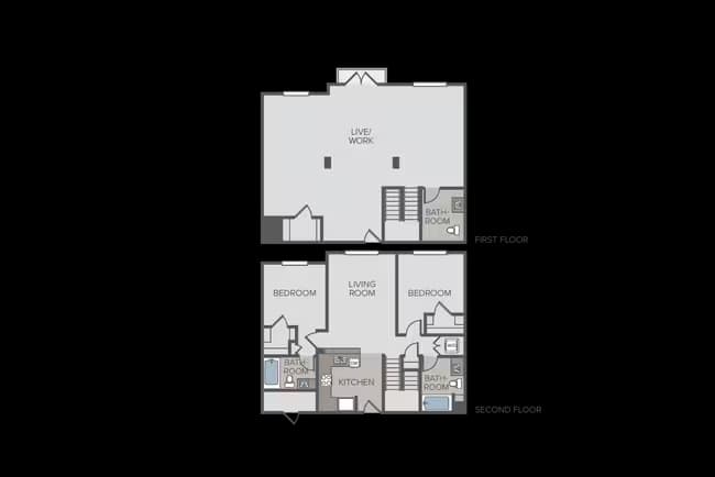 2 Beds • 2 Bath
3D Tour 119 floor plan