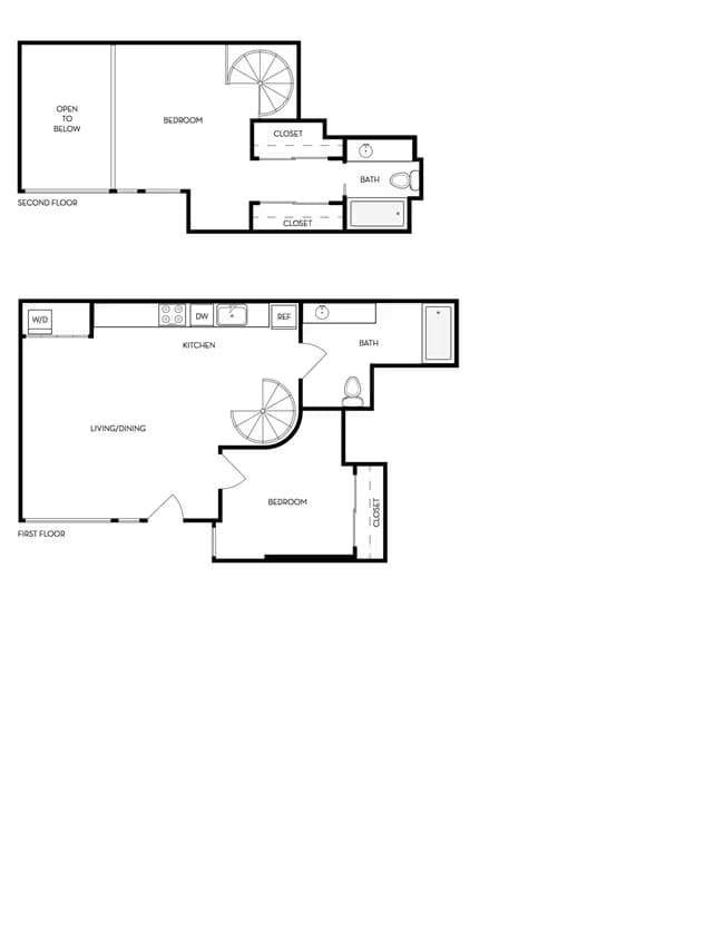 L6 2 Bedroom floor plan