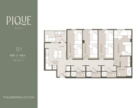 4BR/4BA - D1 Shared floor plan