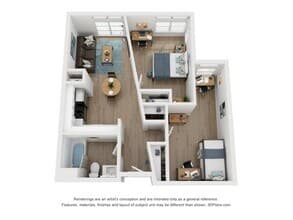 Sterling Haste B2 Shared floor plan