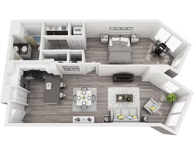 Plan A1G 712 floor plan