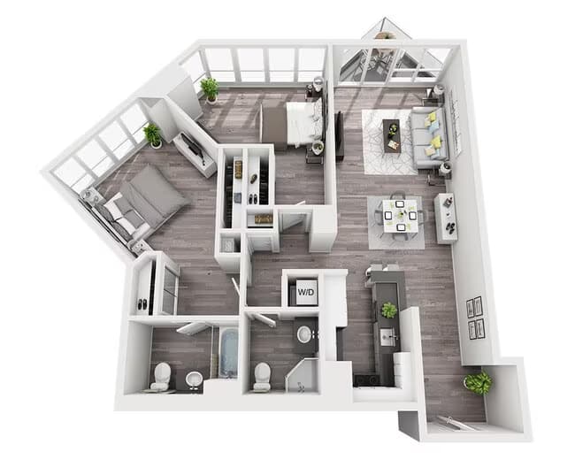 Plan B2G 1708 floor plan