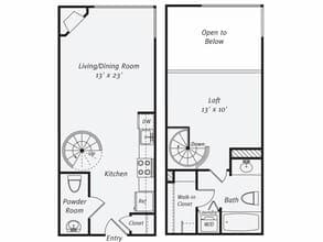 A1L 002-2305 floor plan