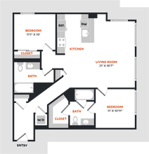 Plan 2C 623 floor plan