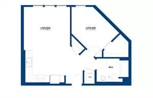Unit 414 414 floor plan
