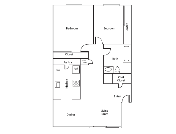2x1U 30-34 floor plan
