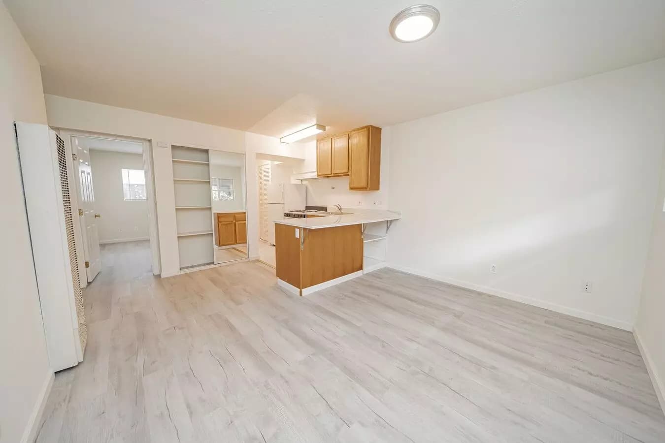 3 Beds, 1 Bath Model floor plan