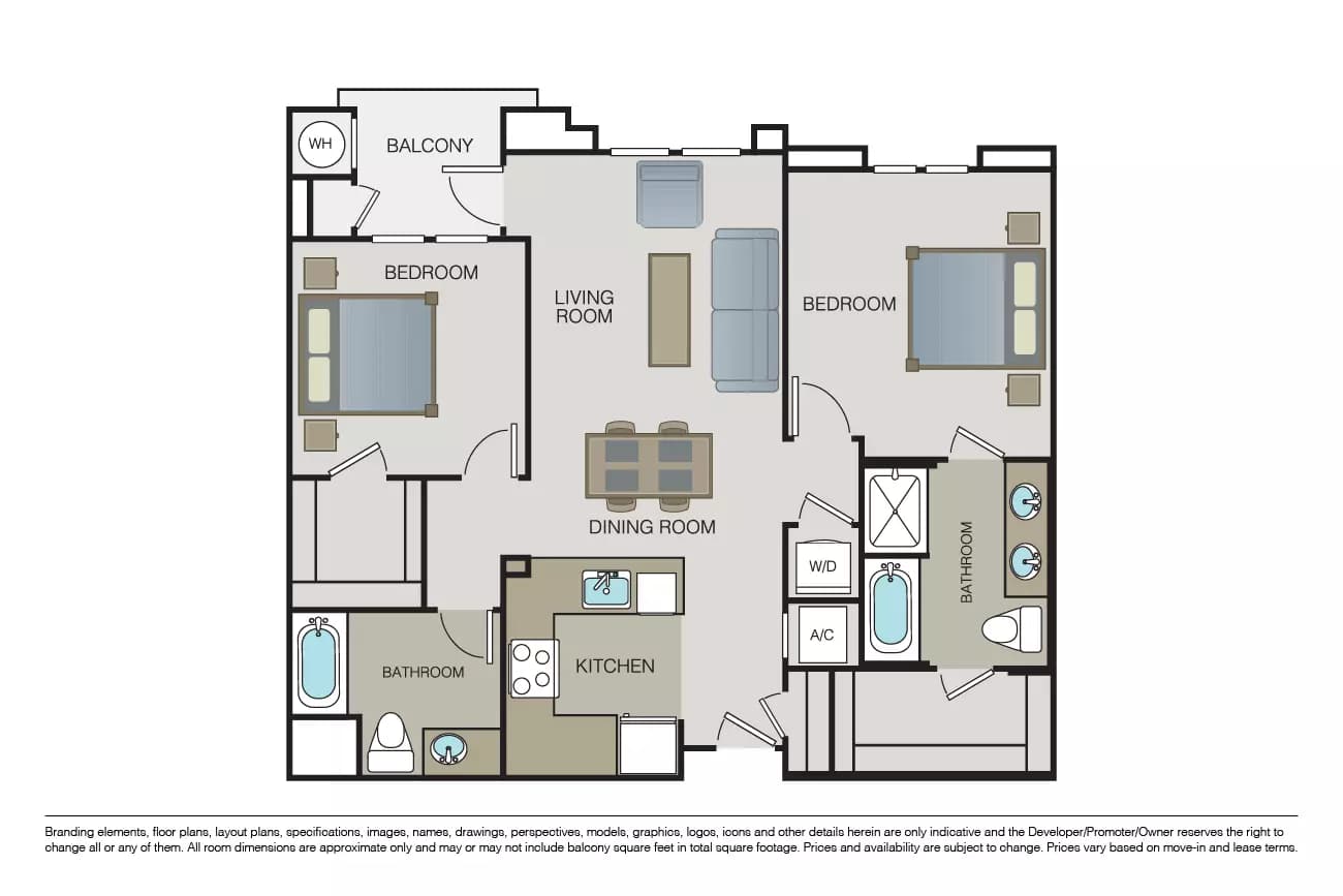 Plan 2A 351 floor plan