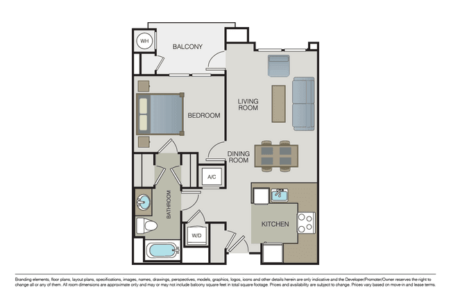 Plan 1A 405 floor plan