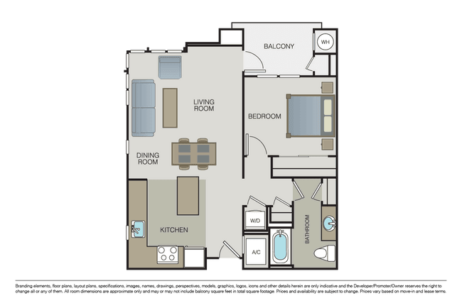 1 Bed • 1 Bath
3D Tour 121 floor plan