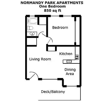 1x1rw floor plan