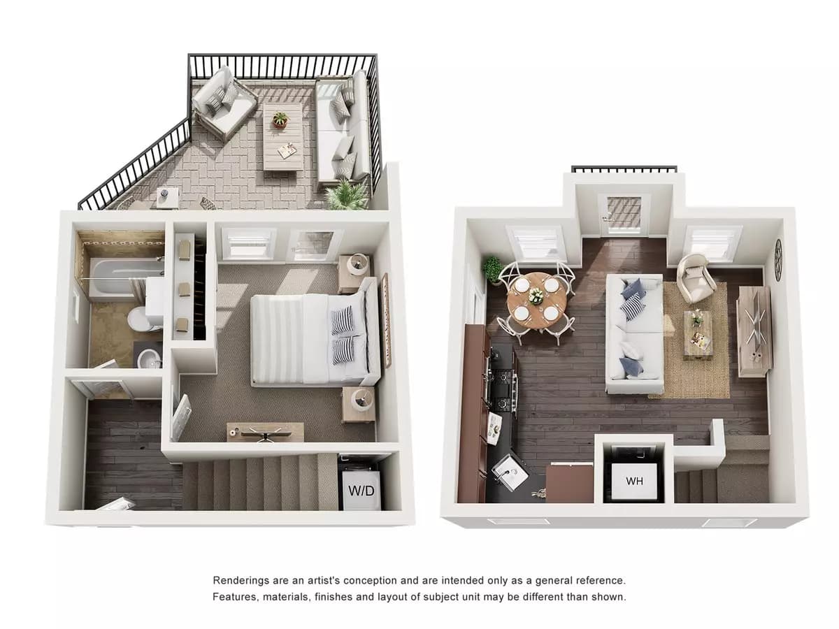 1 Bed • 1 Bath 13 floor plan