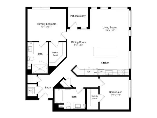 2B 387 floor plan