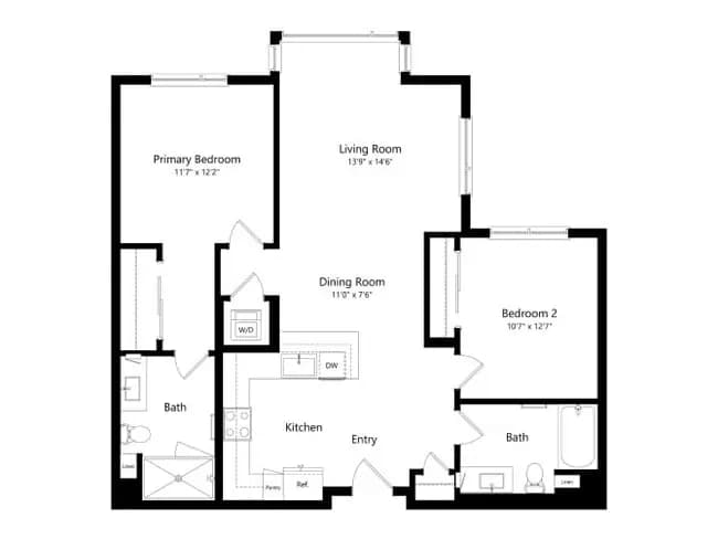 2E 216 floor plan