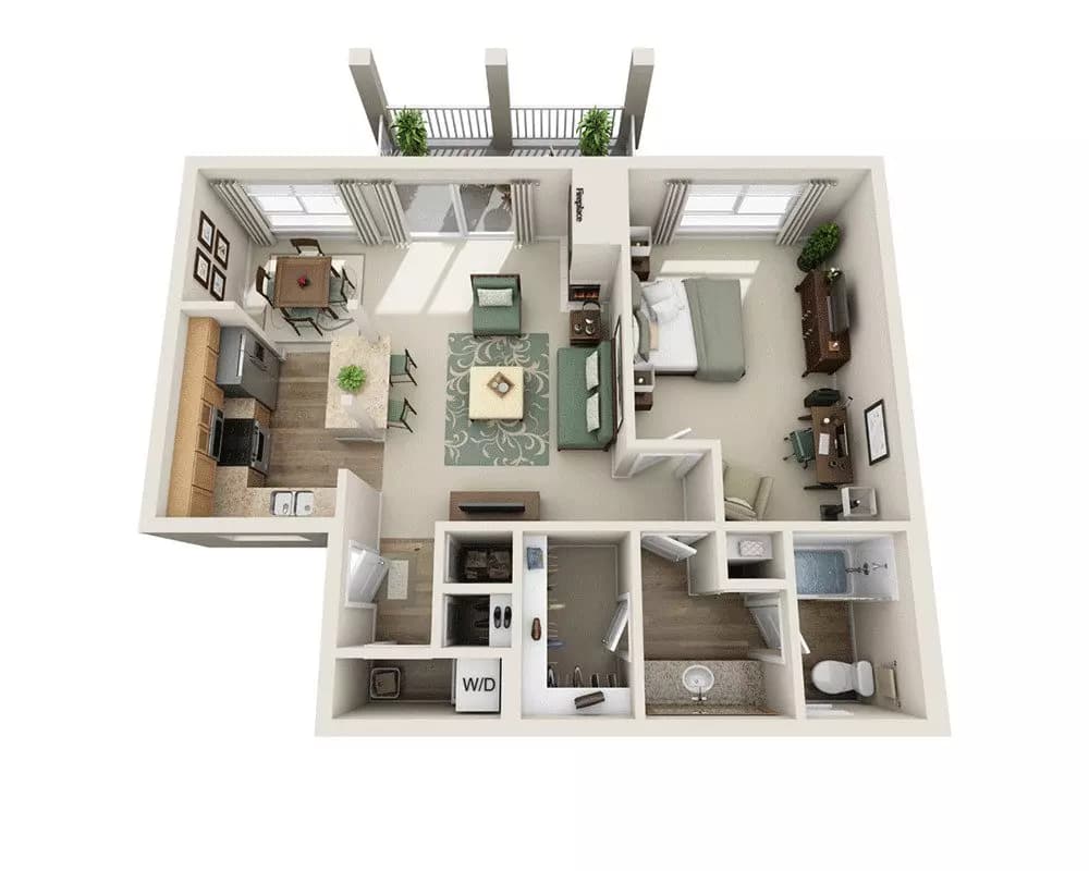 Napa (A1A) 1035 - 07 floor plan