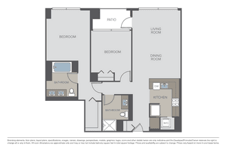 Plan 2B 0601 floor plan