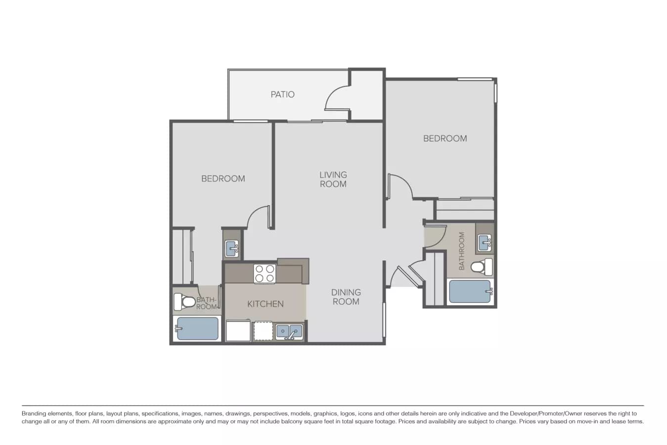 Plan 2B N144 floor plan