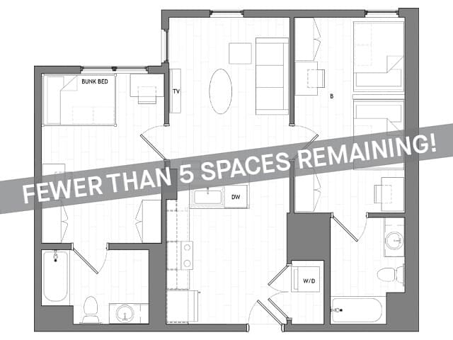 Clubhouse 11 Shared floor plan
