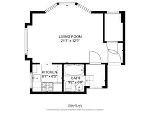 Studio 41 floor plan