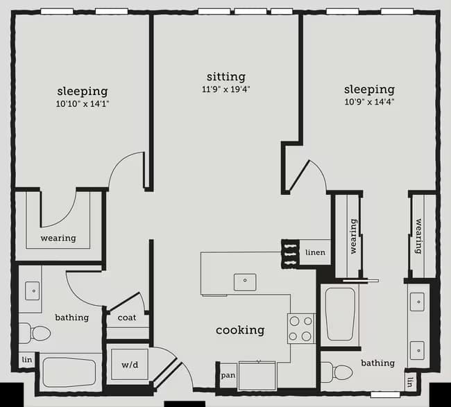 B5 401 floor plan