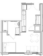 Studio • 1 Bath 201 floor plan