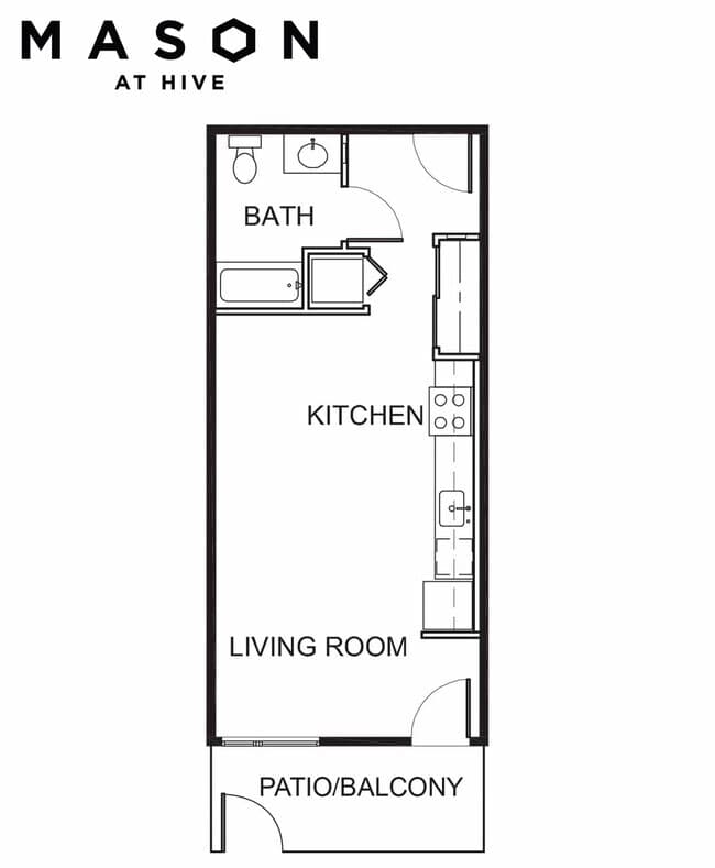 Studio A.1 421-105 floor plan