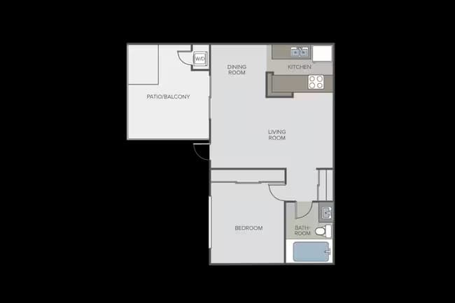 1 Bed • 1 Bath
3D Tour MS147 floor plan