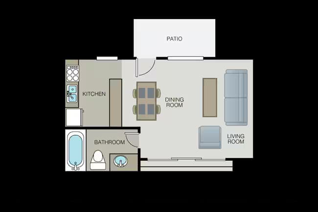 Unit S105 S105 floor plan
