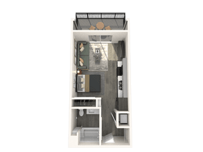 Studio 1-339 floor plan