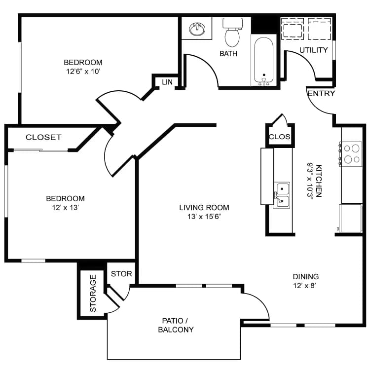 Unit 535 535 floor plan