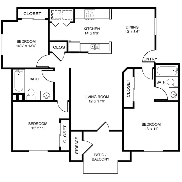 Unit 618 618 floor plan