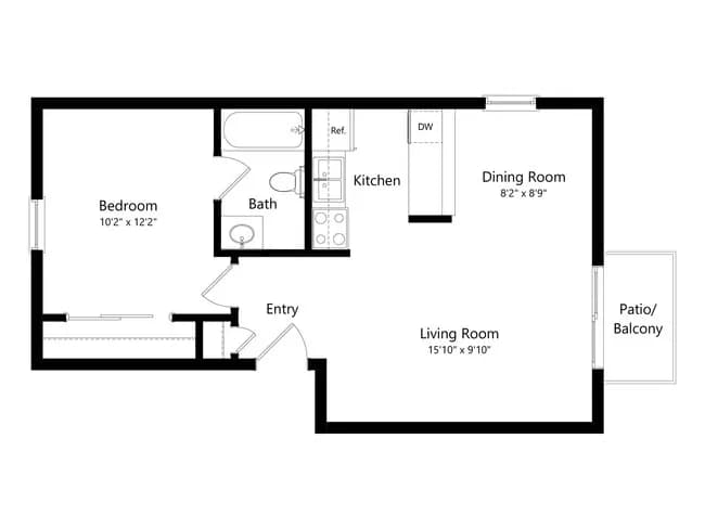 Date F402 floor plan