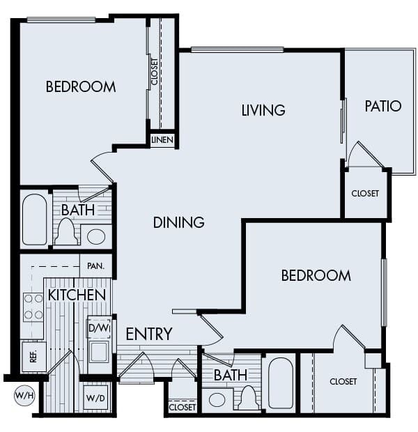 Creekside Village Plan 2B 18-2043 floor plan
