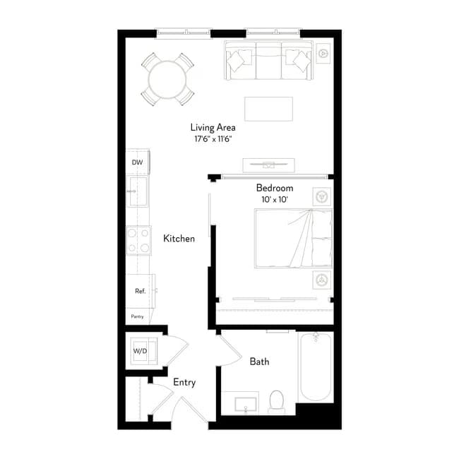 AU1 444 floor plan