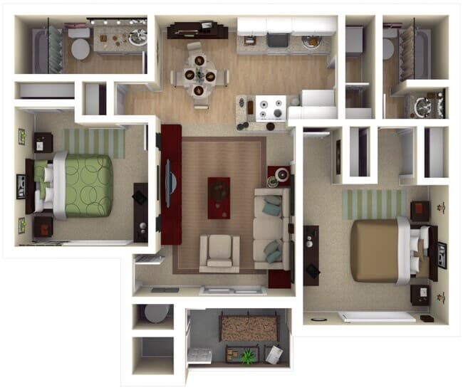 Residence 4 Luxury 627 floor plan