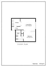 A plan 1358-A floor plan