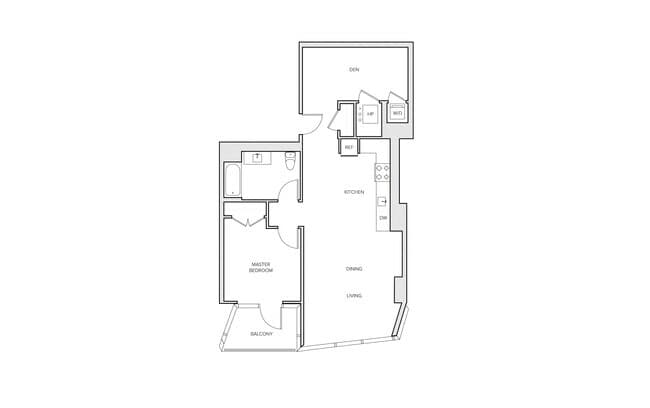 A17 + Den E316 floor plan