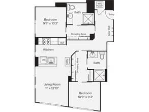 B3 1401 floor plan
