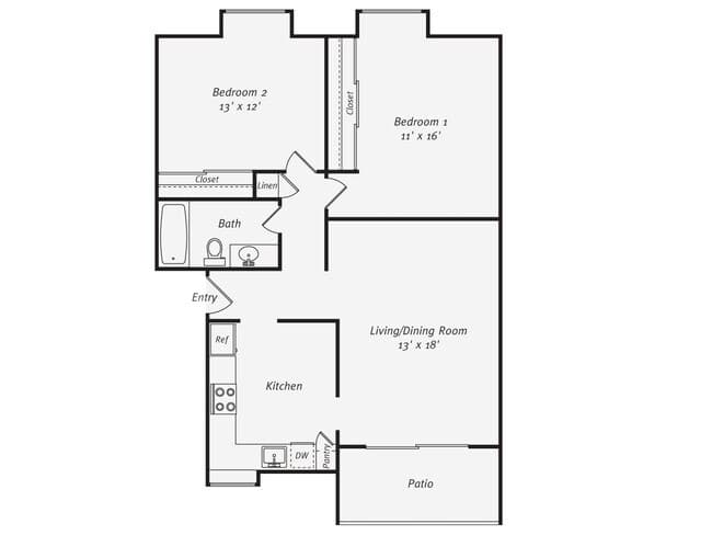 B2 285-244 floor plan