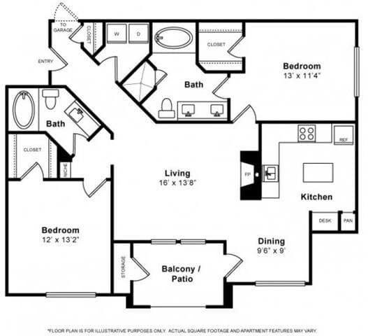 La Meridian R12 floor plan