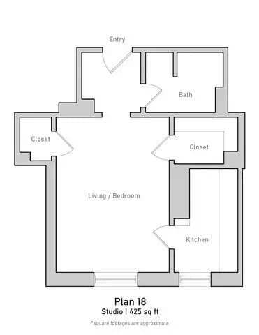 Studio floor plan