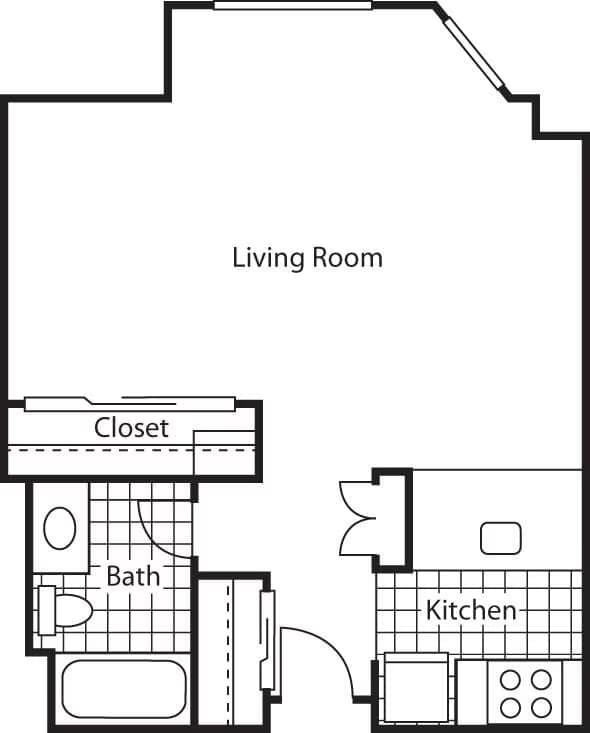 0x1 0511 floor plan