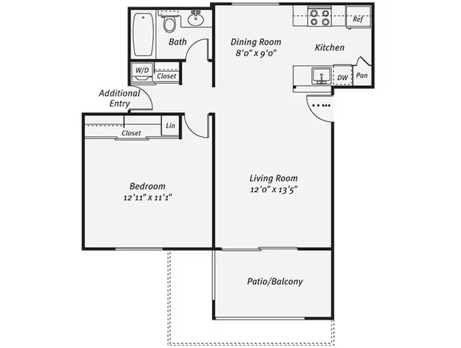 A1 460-F205 floor plan