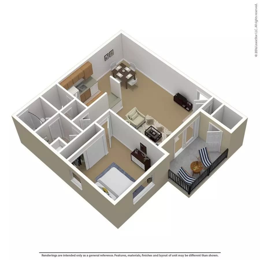 Unit 598J 598J floor plan