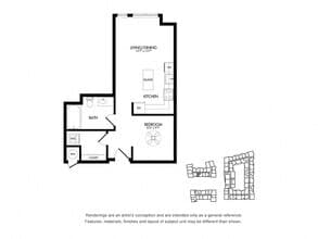 SG w/ Balcony 1-412 floor plan