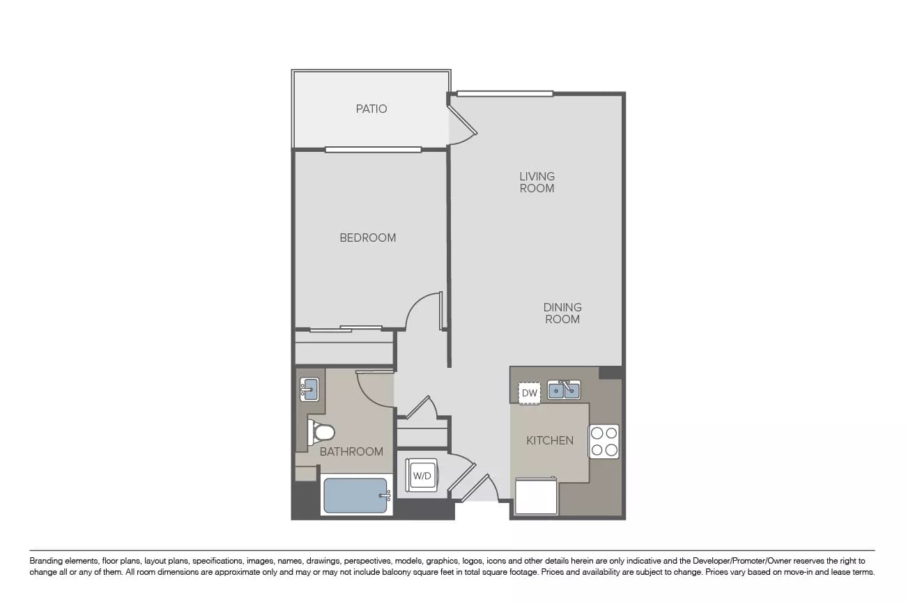 Christie Avenue 308 floor plan