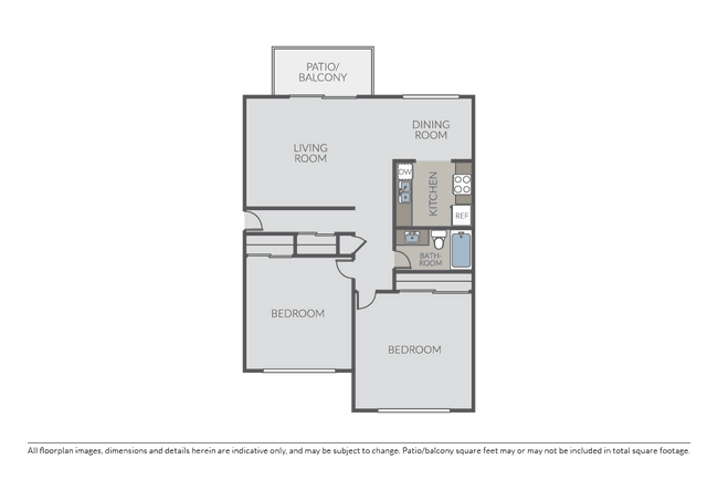 2 Beds • 2 Bath
3D Tour 04408 floor plan