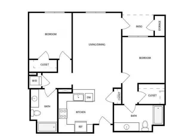 Floor Plan C 244 floor plan