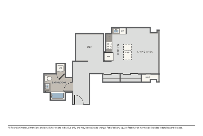 Studio • 1 Bath 0514 floor plan
