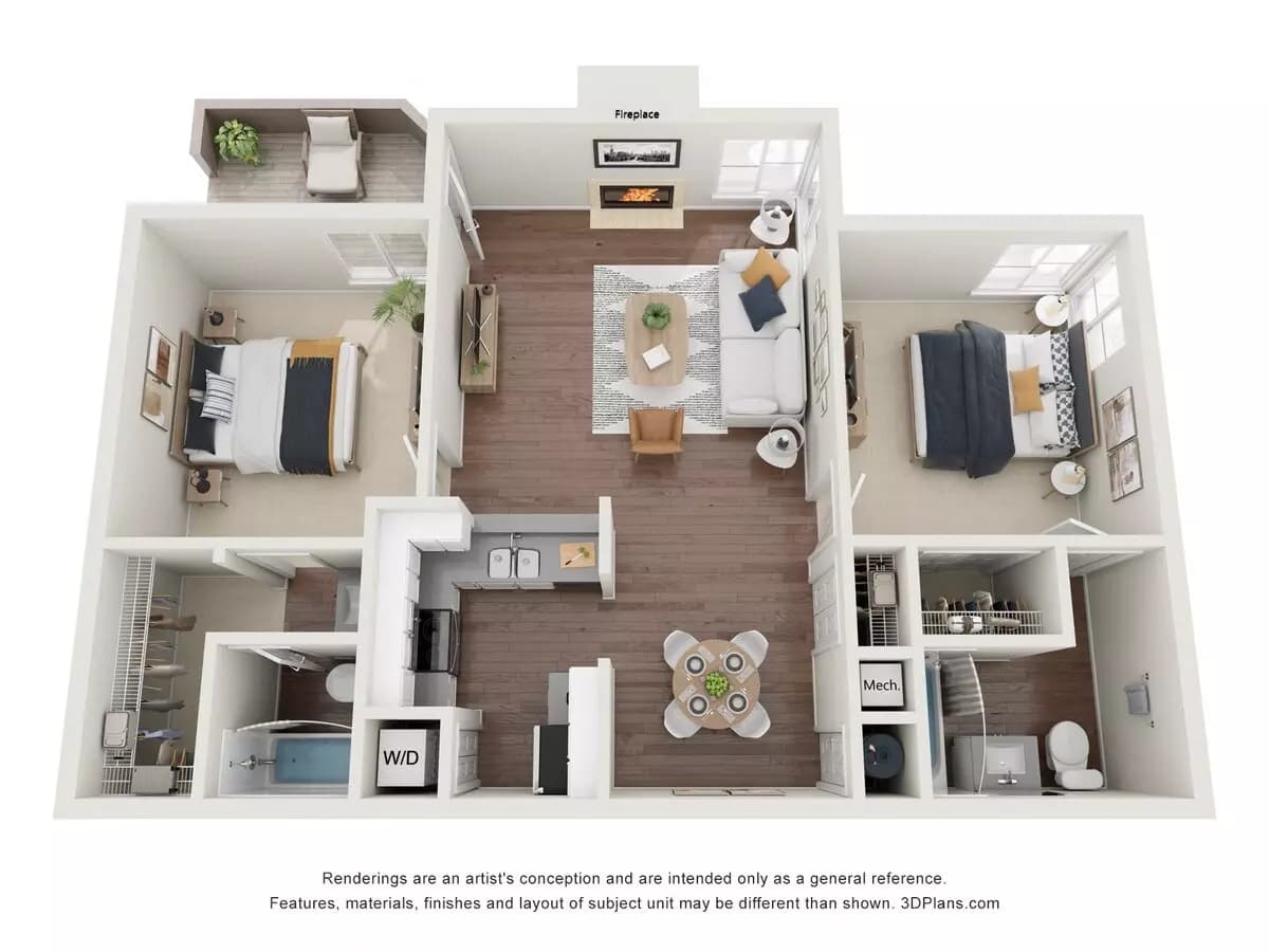 Residence 2 Luxury 2-309 floor plan